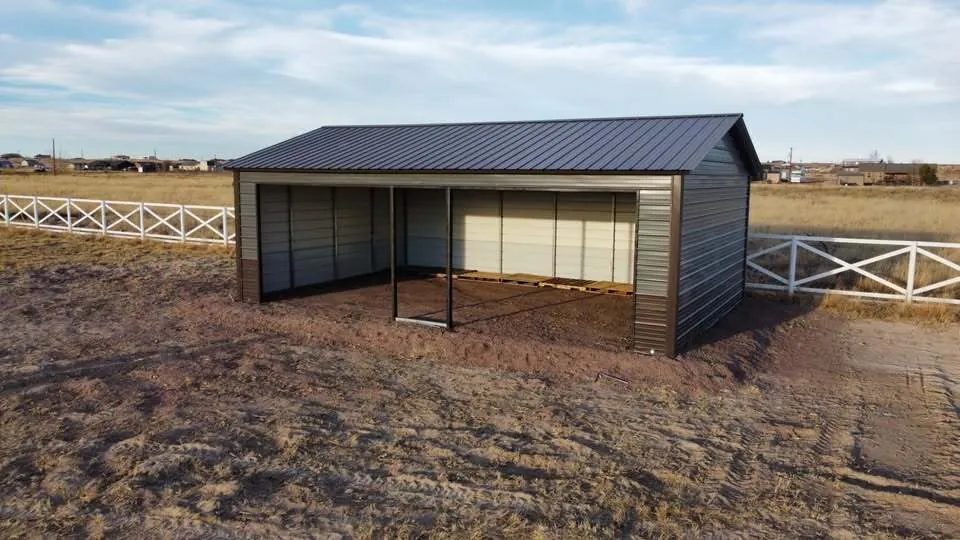 Metal Carports: a completed metal building by Rocky Mountain Metal